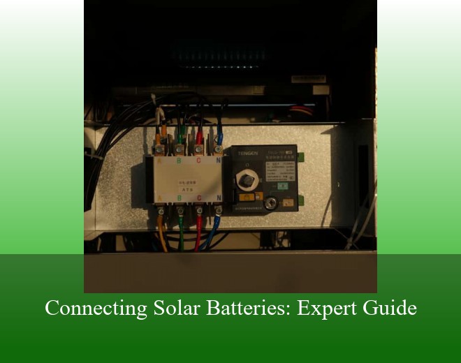 Connecting Solar Batteries: Expert Guide